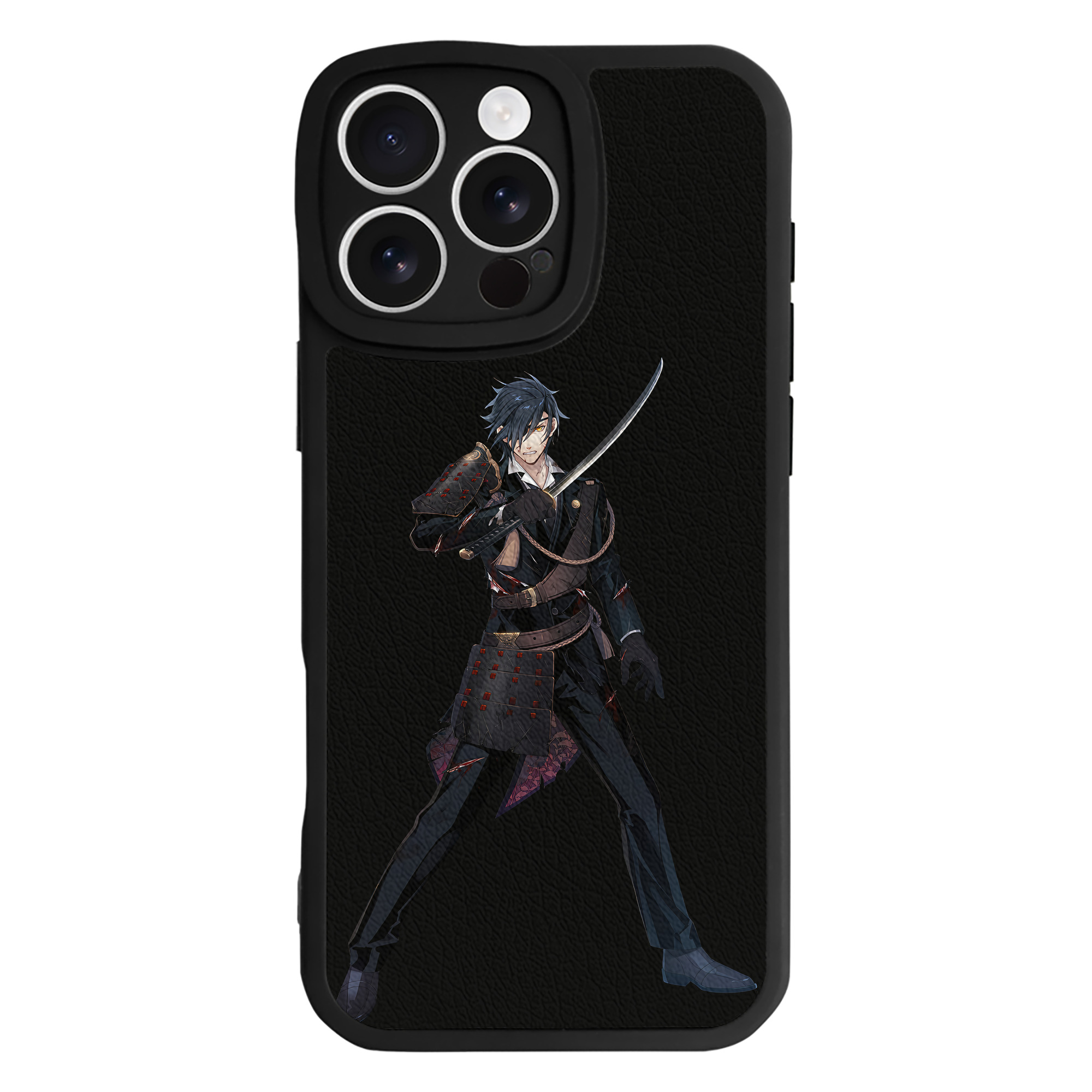（画像用） 刀剣乱舞 Touken Ranbu 【iPhone 16シリーズ対応】シリコンスマホケース（レザー調） 材質：シリコン